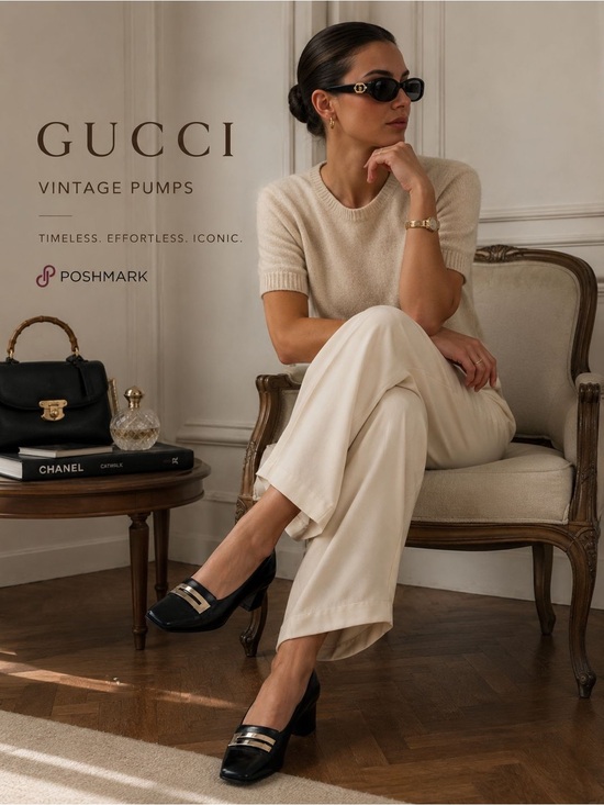 Gucci Shoes - Gucci Women's Black Leather Loafers